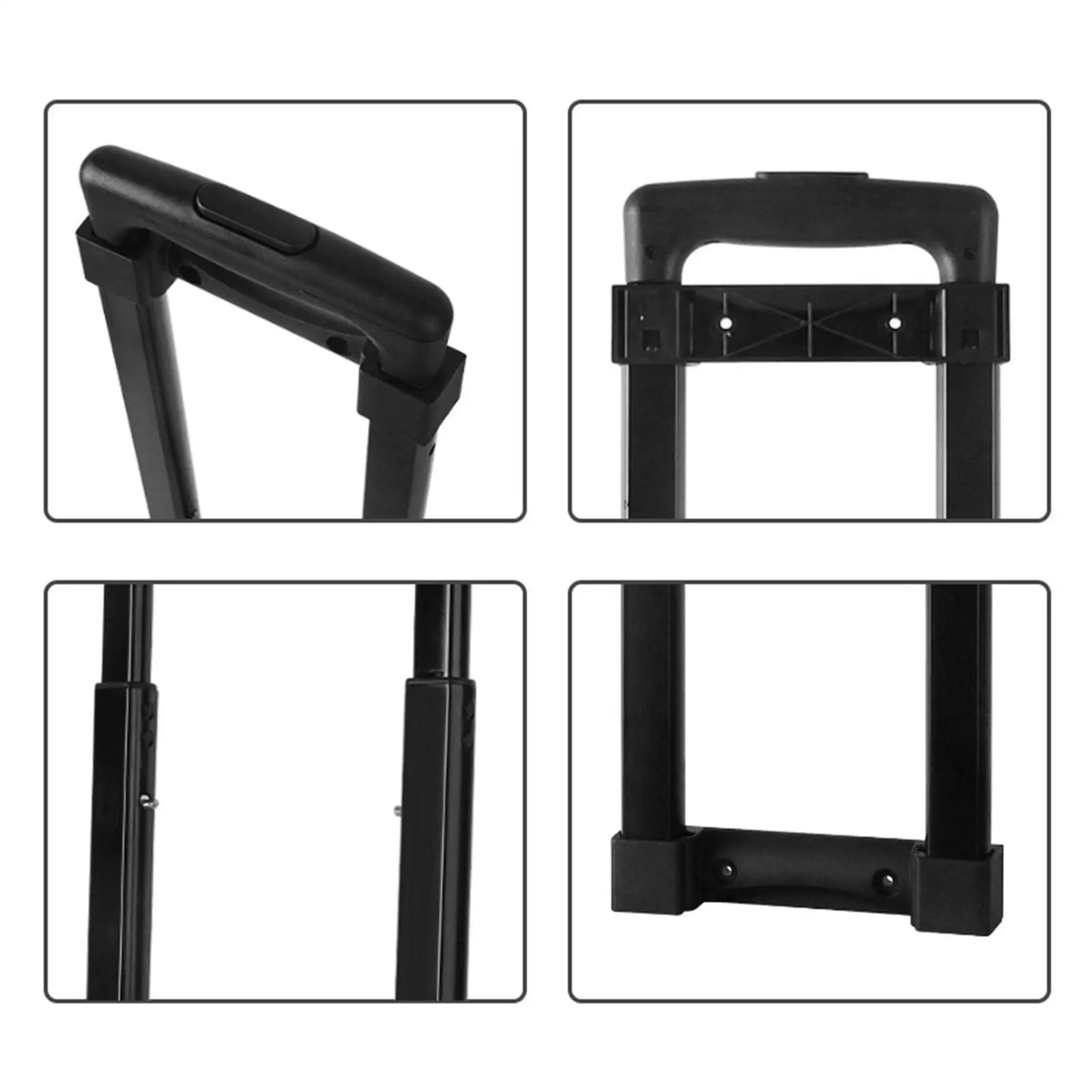 Luggage Telescopic Handle Black Portable Stretchable Suitcase Pull Drag Rod
Luggage Telescopic Handle Black Portable Stretchable Suitcase Pull Drag Rod