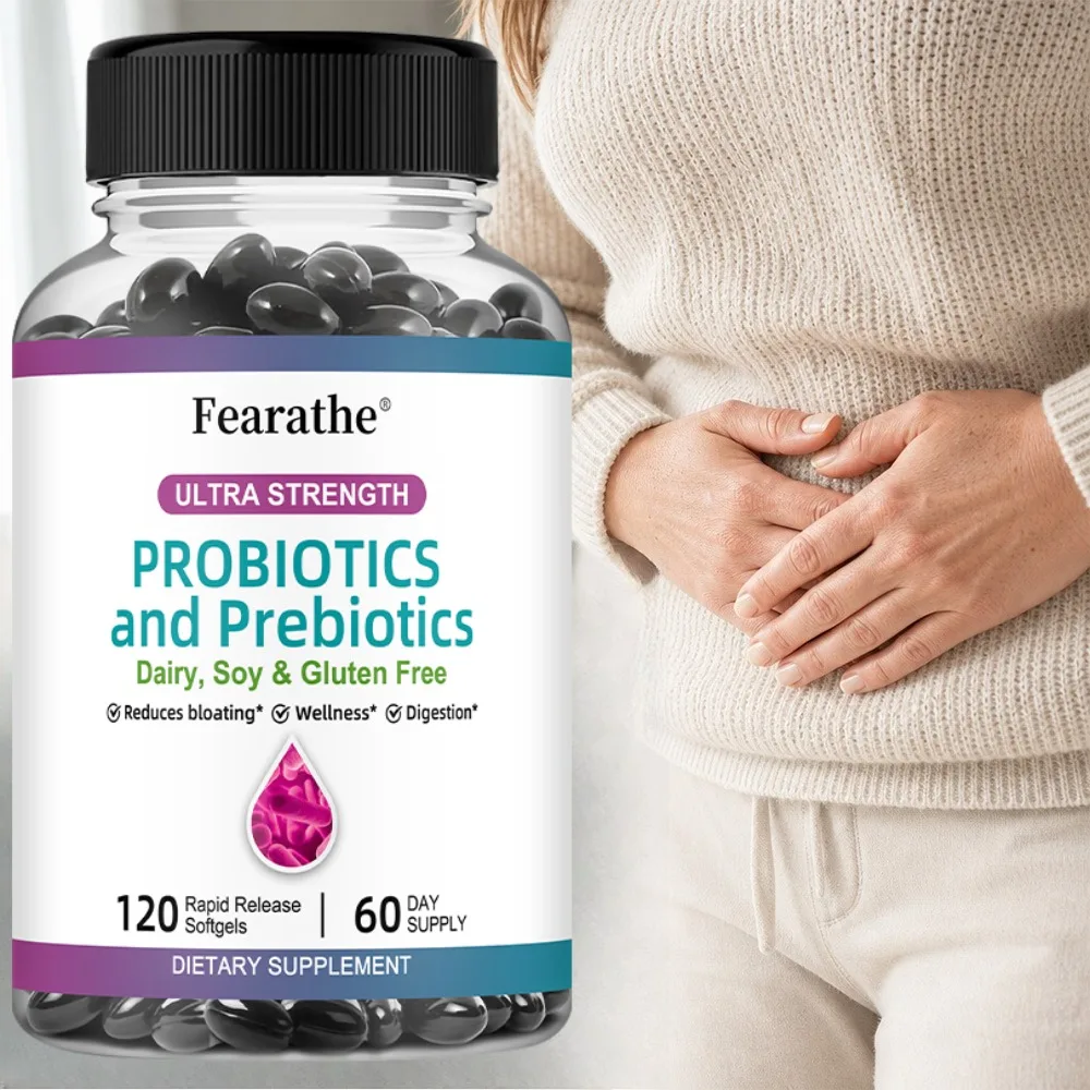 Probiotics and Prebiotics - Relieve Constipation, Promotes Nutrient Digestion and Gut Health for Adult Men & Women
Probiotics and Prebiotics - Relieve Constipation, Promotes Nutrient Digestion and Gut Health for Adult Men & Women