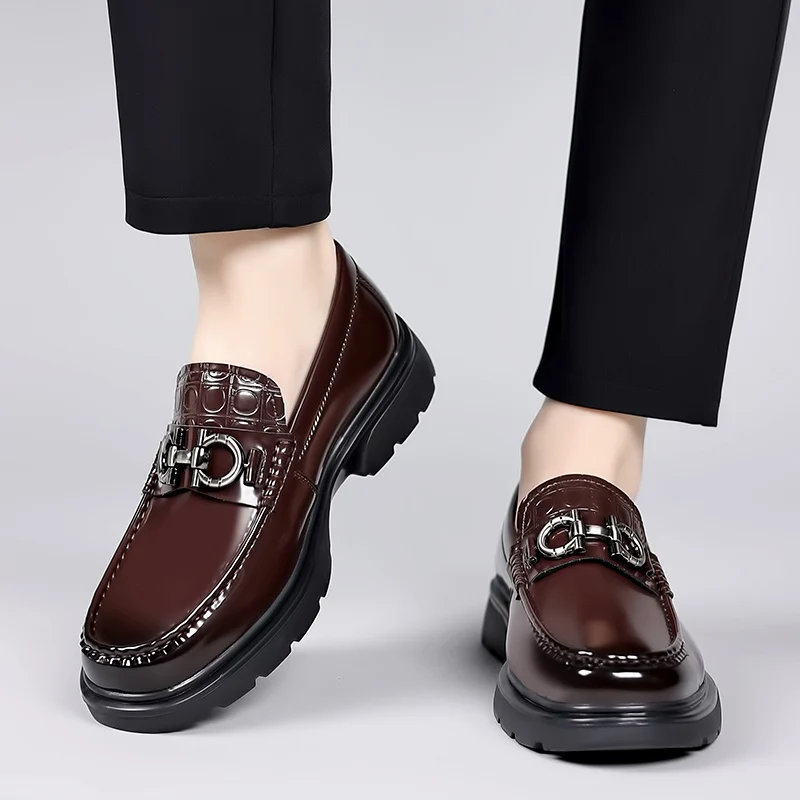 Brand Men Business British Comfortable Casual Thick Sole Leather Shoes Fashion Open Edge Beads High End Trendy Shoes Lefu Shoes
Brand Men Business British Comfortable Casual Thick Sole Leather Shoes Fashion Open Edge Beads High End Trendy Shoes Lefu Shoes