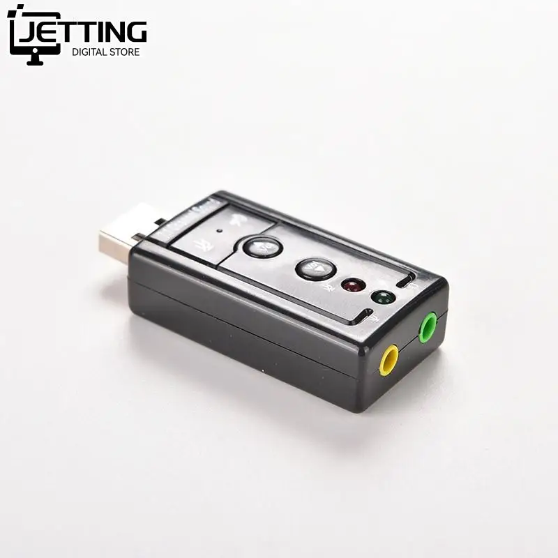 1PC External USB AUDIO SOUND CARD ADAPTER VIRTUAL 7.1 ch USB 2.0 Mic Speaker Audio Headset Microphone 3.5mm Jack Converter
1PC External USB AUDIO SOUND CARD ADAPTER VIRTUAL 7.1 ch USB 2.0 Mic Speaker Audio Headset Microphone 3.5mm Jack Converter