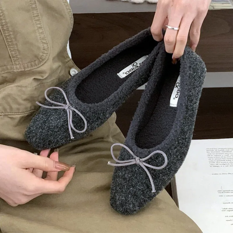 Осенние легкие пушистые теплые женские лоферы с элегантным декоративным бантом-бабочкой, удобные женские туфли на плоской подошве, Zapatos De Mujer
Осенние легкие пушистые теплые женские лоферы с элегантным декоративным бантом-бабочкой, удобные женские туфли на плоской подошве, Zapatos De Mujer