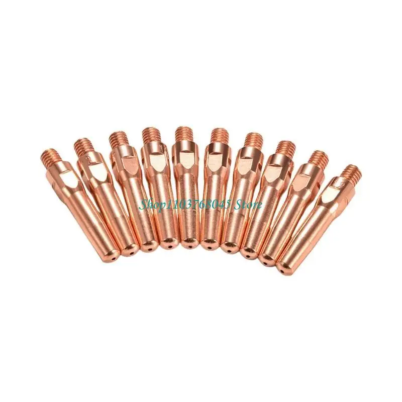 R53F 10Pcs 0.8/1.0/1.2/1.4/1.6mm Welding Contact Tip M8x30mm Connectors Copper Welding Nozzles for Mechanical Repair Welding
R53F 10Pcs 0.8/1.0/1.2/1.4/1.6mm Welding Contact Tip M8x30mm Connectors Copper Welding Nozzles for Mechanical Repair Welding