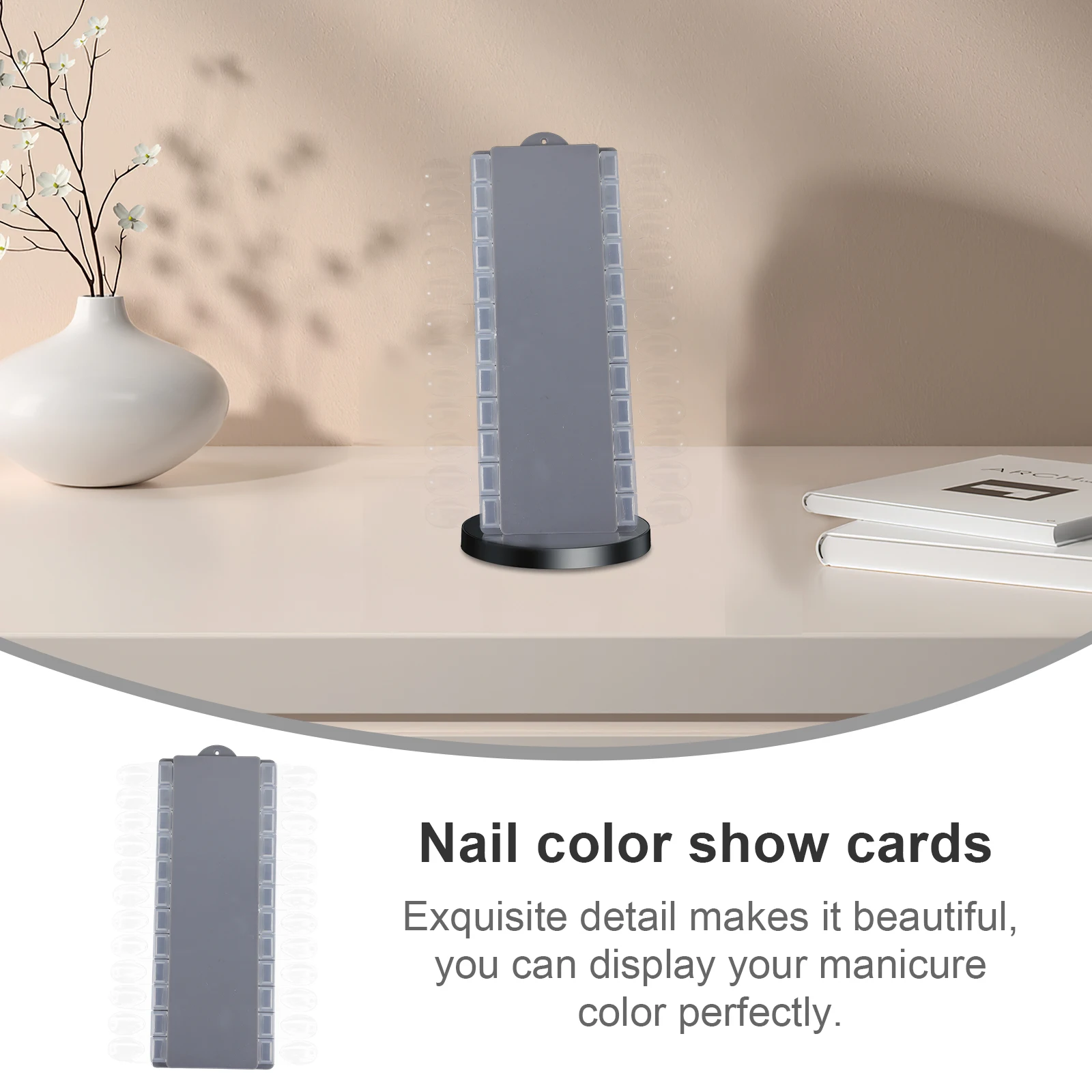 2pcs Nail Color Show Card For Manicure Salon Display Stand Durable Multi Color Exhibition Tool Ideal Decoration For Nail Shops
2pcs Nail Color Show Card For Manicure Salon Display Stand Durable Multi Color Exhibition Tool Ideal Decoration For Nail Shops