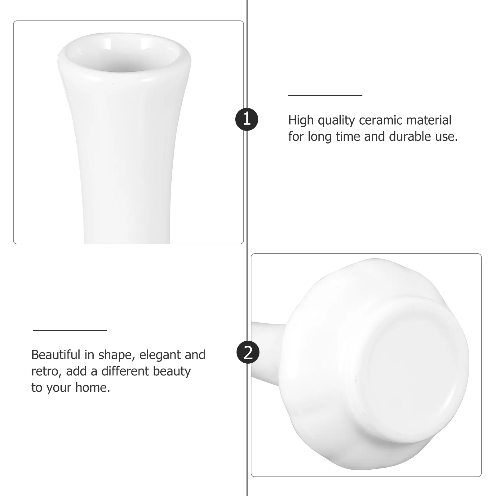 2Pcs Porcelain Flower Pots Stylish Decorative Vases for Dried Flowers Home Kitchen Table Ornaments Housewarming Gift Idea
2Pcs Porcelain Flower Pots Stylish Decorative Vases for Dried Flowers Home Kitchen Table Ornaments Housewarming Gift Idea