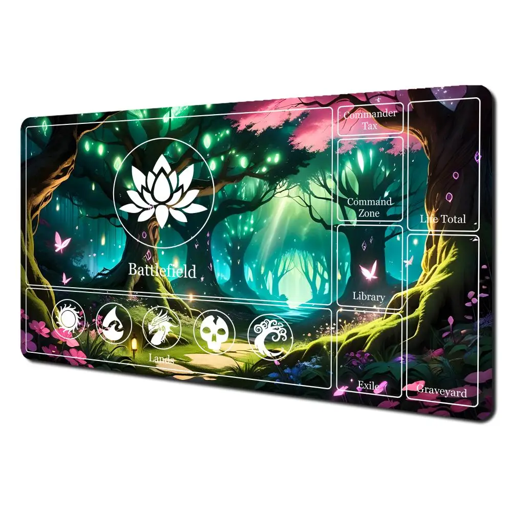 Утолщенный окисленный игровой коврик Лесной коврик для мыши TCG CCG игровой коврик Дуэльные коврики Карточные битвы для начинающих Командирский игровой настольный коврик со зонами
Утолщенный окисленный игровой коврик Лесной коврик для мыши TCG CCG игровой коврик Дуэльные коврики Карточные битвы для начинающих Командирский игровой настольный коврик со зонами