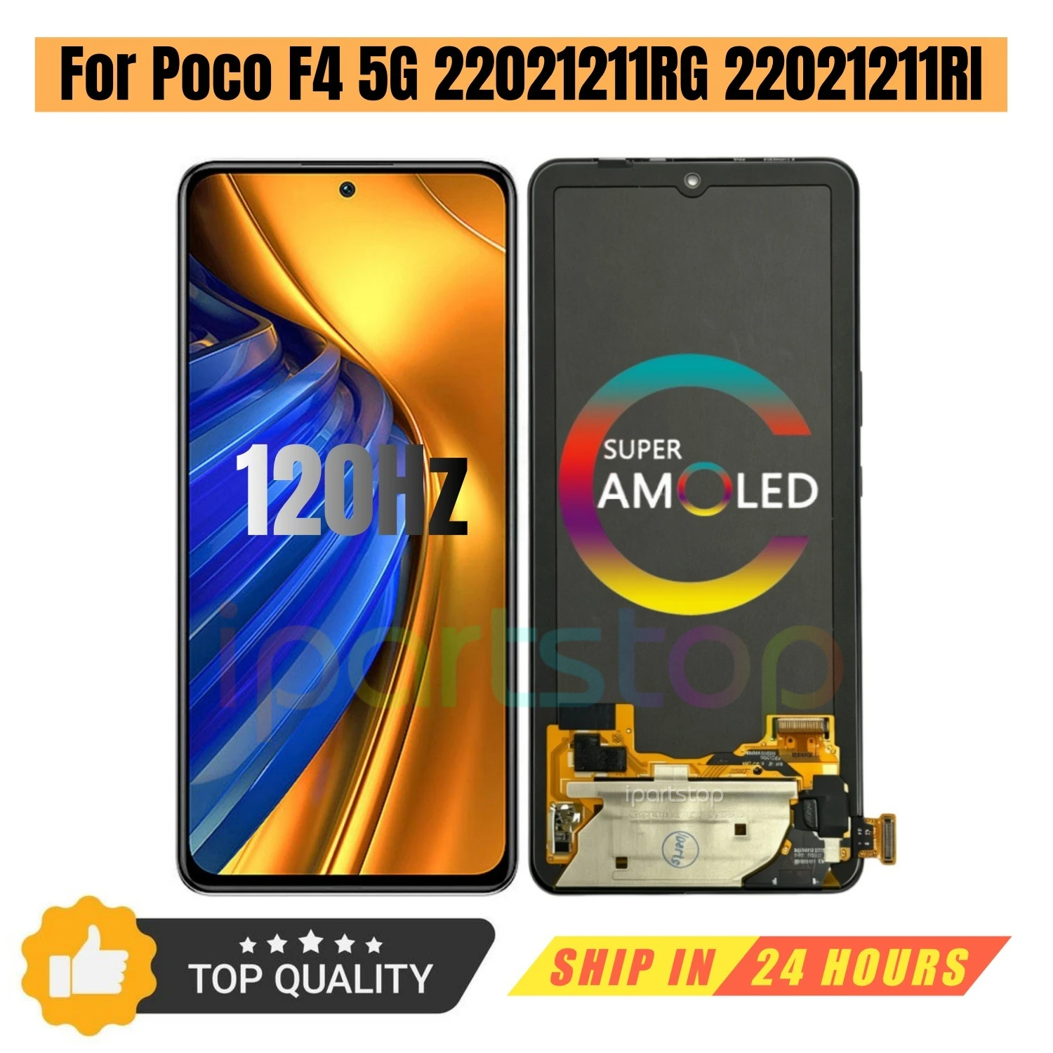 iParts Replacement Display for Xiaomi Poco F4 5G 22021211RG 22021211RI 120Hz Super AMOLED Touch Screen with Frame Assembly OEM
iParts Replacement Display for Xiaomi Poco F4 5G 22021211RG 22021211RI 120Hz Super AMOLED Touch Screen with Frame Assembly OEM