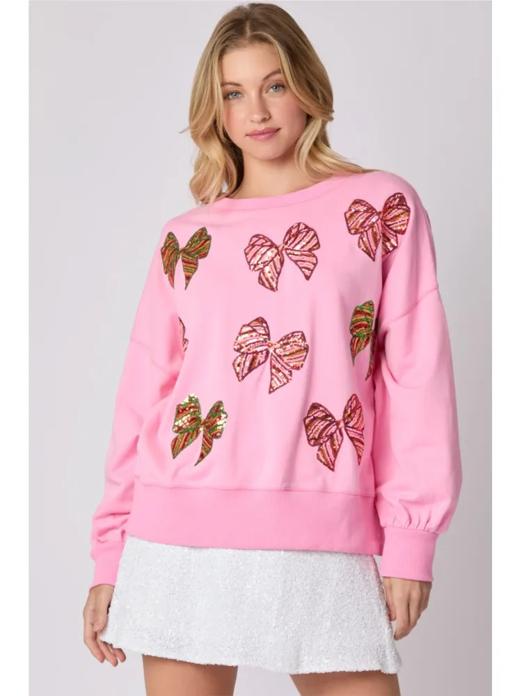 Новая модная осенне-зимняя рождественская свободная женская толстовка с длинными рукавами и блестками, милые женские пуловеры в стиле ретро
Новая модная осенне-зимняя рождественская свободная женская толстовка с длинными рукавами и блестками, милые женские пуловеры в стиле ретро