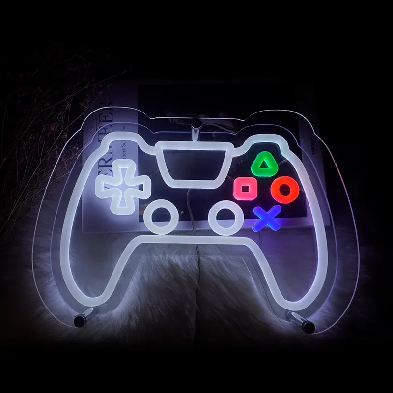 Room Decoration Vertical Computer Desktop Ambient Light Led Neon Light Night Light Neon Gamepad
Room Decoration Vertical Computer Desktop Ambient Light Led Neon Light Night Light Neon Gamepad