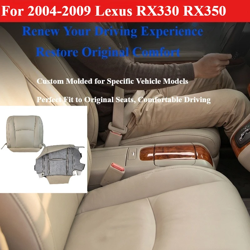 1PCS Custom Fit Microfiber PU Driver Bottom Seat Cover for 2004-2009 Lexus RX330 RX350 SUV Interior Replacement Cushion Parts
1PCS Custom Fit Microfiber PU Driver Bottom Seat Cover for 2004-2009 Lexus RX330 RX350 SUV Interior Replacement Cushion Parts