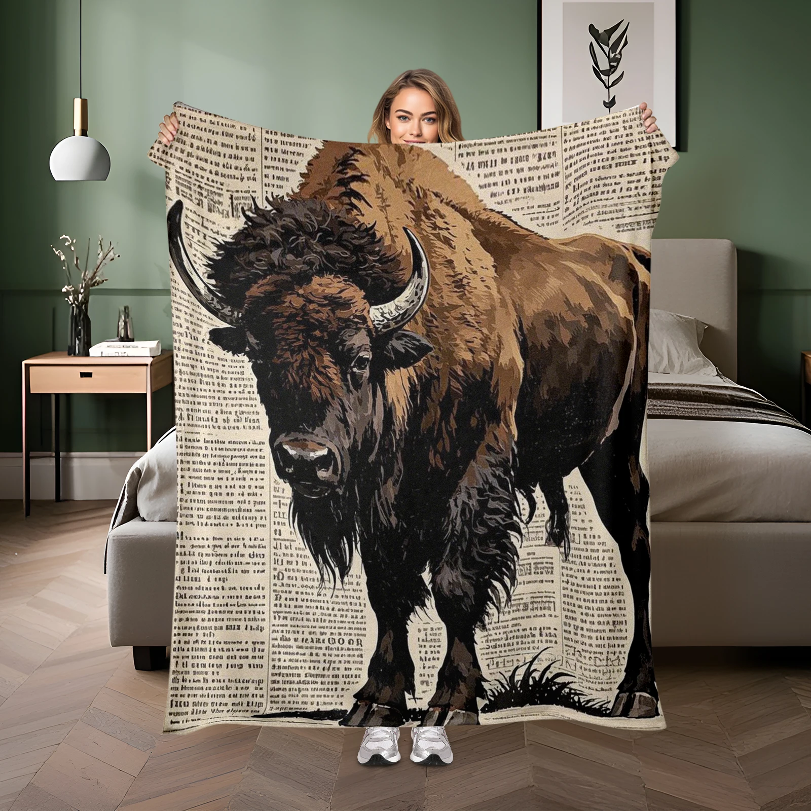 Artistic Depiction Of Realistic American Bison On Newspaper Background Captivates Kids Attention
Artistic Depiction Of Realistic American Bison On Newspaper Background Captivates Kids Attention