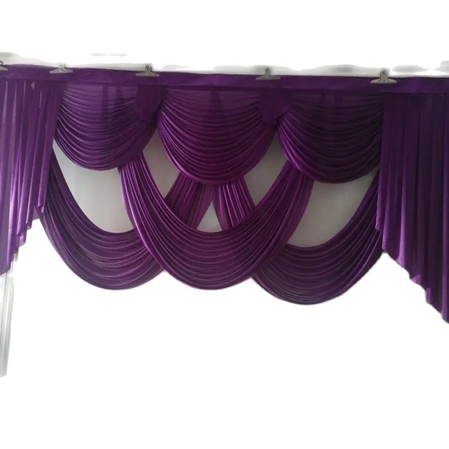 Ice Silk Party Curtain Backdrop Swag Purple Luxury Stage Background Drape Cloth Panels For Wedding Event Party Decoration
Ice Silk Party Curtain Backdrop Swag Purple Luxury Stage Background Drape Cloth Panels For Wedding Event Party Decoration