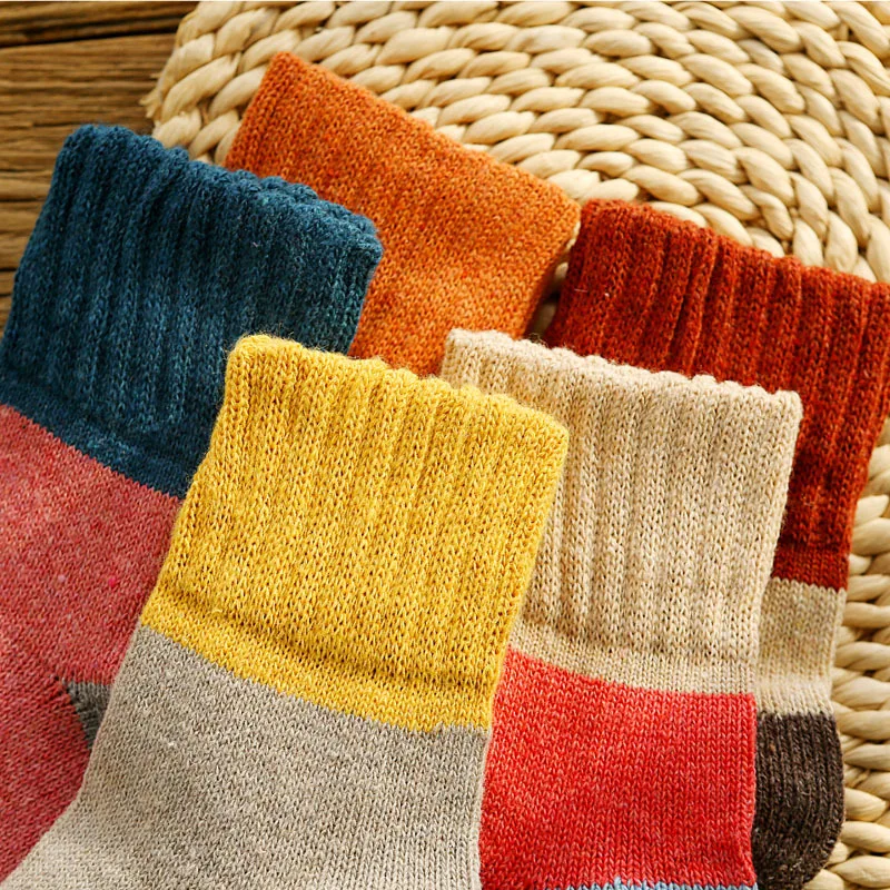 Korean Harajuku Autumn And Winter Woolen Cotton Socks College Retro Casual Thick Warm Thermal Anti-slip Socks Calcetines Mujer
Korean Harajuku Autumn And Winter Woolen Cotton Socks College Retro Casual Thick Warm Thermal Anti-slip Socks Calcetines Mujer