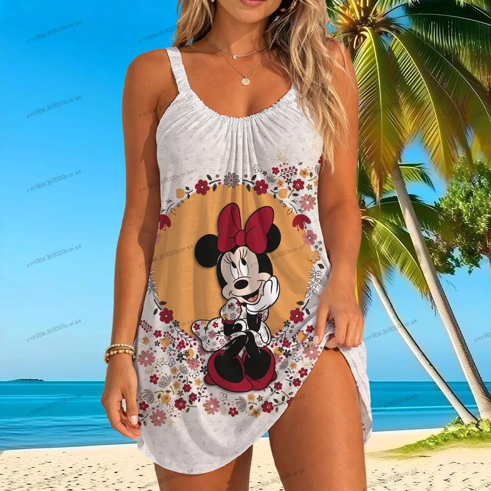 Женское пляжное платье-слинг Disney Minnie Mouse, новинка 2026 года, летняя женская одежда с 3D-принтом, высококачественная модная одежда для выпускного вечера
Женское пляжное платье-слинг Disney Minnie Mouse, новинка 2026 года, летняя женская одежда с 3D-принтом, высококачественная модная одежда для выпускного вечера