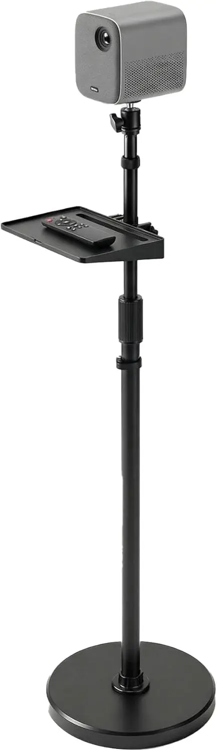 Projector Stand with 360° Swivel & Height Adjustment - Mini Projector Mount, Floor Mount, 1/4" Screw Mount for Projector
Projector Stand with 360° Swivel & Height Adjustment - Mini Projector Mount, Floor Mount, 1/4" Screw Mount for Projector