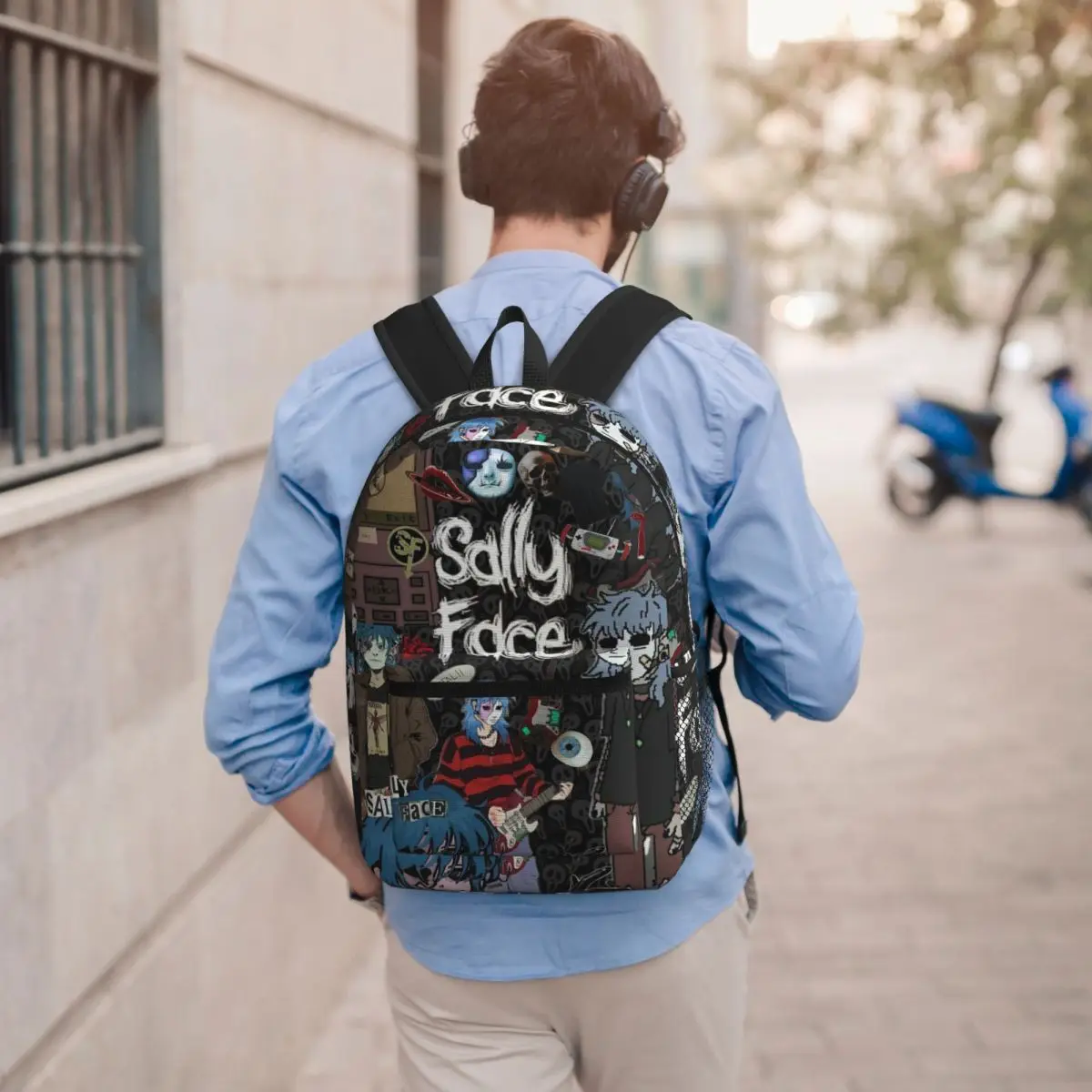 Sally Face Game Anime SF Backpack Student BookBag Children School Bag Laptop Shoulder Bags for Men Women
Sally Face Game Anime SF Backpack Student BookBag Children School Bag Laptop Shoulder Bags for Men Women