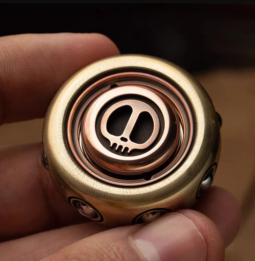 EDC lautie Brass purple copper SAM ring ELE zircuti fidget decompression toy
EDC lautie Brass purple copper SAM ring ELE zircuti fidget decompression toy
