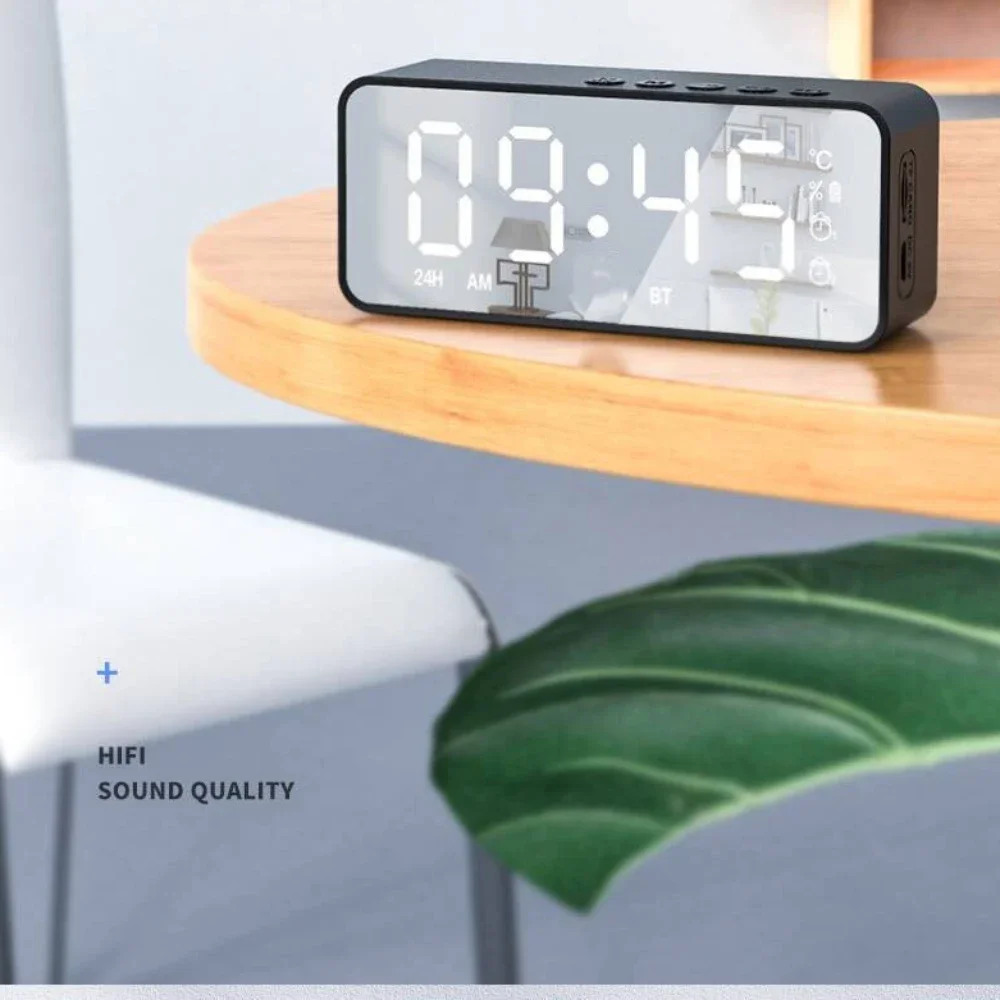 G50 Wireless Bluetooth Speaker with Mini Card Mirror Alarm Clock Audio Stall Receiving gift 2025 Prompt Portable Alarm Clock New
G50 Wireless Bluetooth Speaker with Mini Card Mirror Alarm Clock Audio Stall Receiving gift 2025 Prompt Portable Alarm Clock New