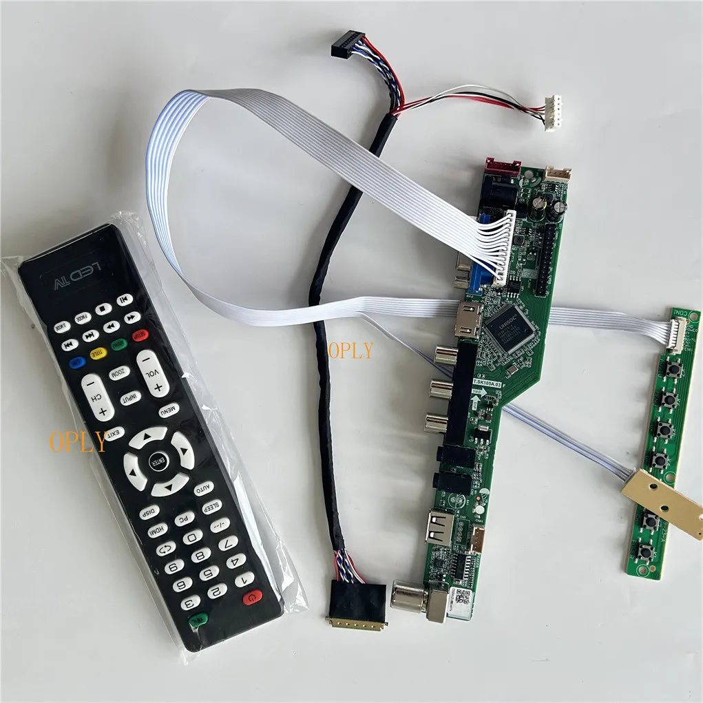 HDMI-compatible TV Controller board kit for B140XTT01.0 B140XW01 B140XW01 V9/V8 1366x768 14" USB AV VGA Audio RF LED Screen
HDMI-compatible TV Controller board kit for B140XTT01.0 B140XW01 B140XW01 V9/V8 1366x768 14" USB AV VGA Audio RF LED Screen