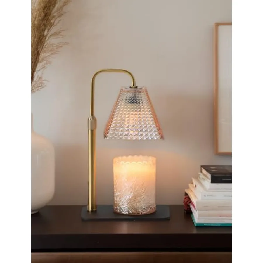 Candle Warmer Lamp with Timer and Dimmer, 2 Bulbs, Height Adjustable, Fit All Size Jar Scented Candles, Safe Aromatherapy Light
Candle Warmer Lamp with Timer and Dimmer, 2 Bulbs, Height Adjustable, Fit All Size Jar Scented Candles, Safe Aromatherapy Light