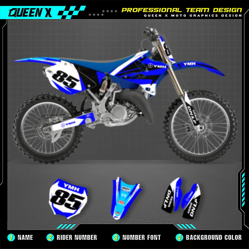 QUEEN X MOTO мотоциклетные графические наклейки для YAMAHA YZ125 YZ250 2014-2002, наклейки на мотоцикл 020
QUEEN X MOTO мотоциклетные графические наклейки для YAMAHA YZ125 YZ250 2014-2002, наклейки на мотоцикл 020