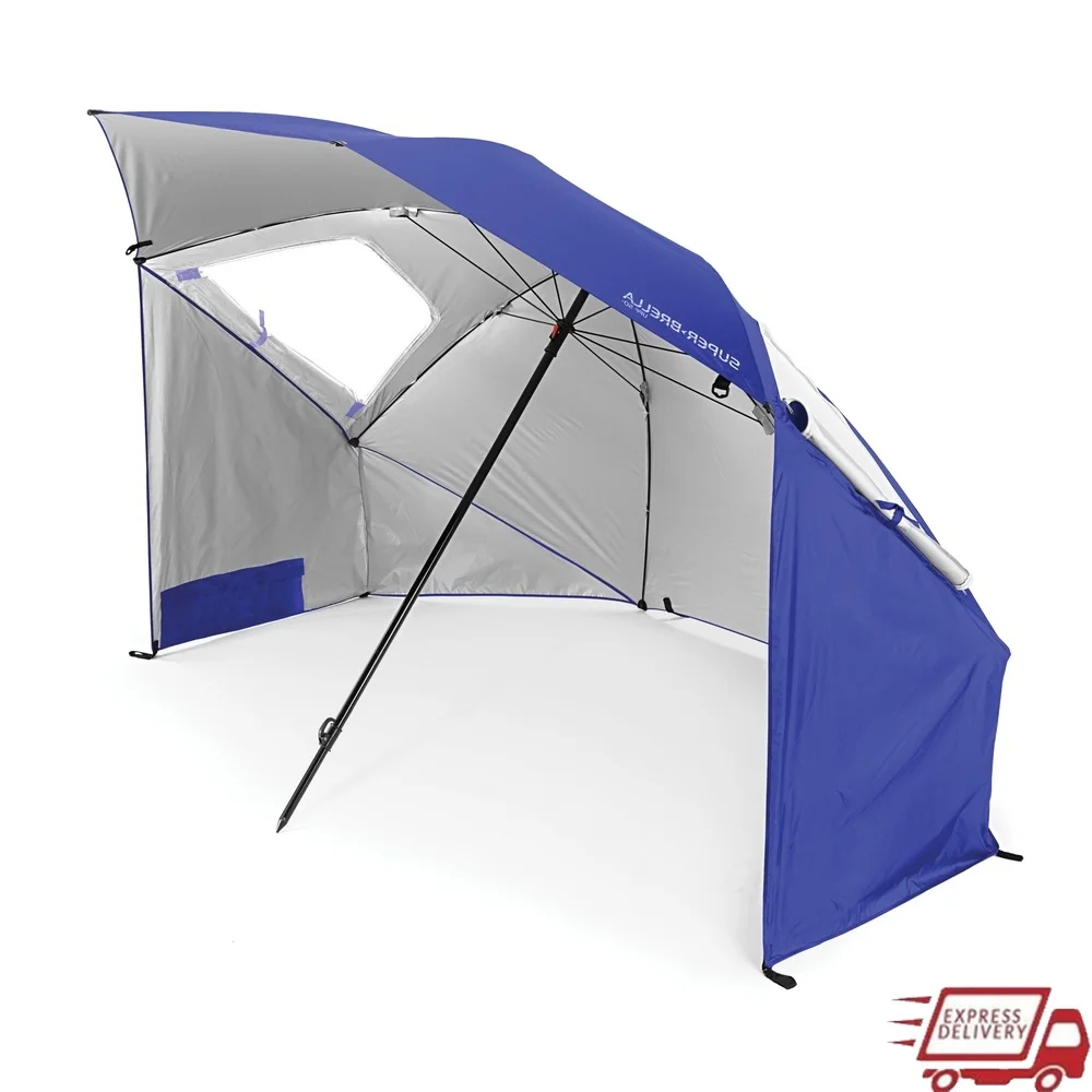 8ft Sun Rain Canopy Umbrella UPF 50 Protection Portable Shelter with Carry Bag Ground Stakes Weather Resistant Outdoor Events
8ft Sun Rain Canopy Umbrella UPF 50 Protection Portable Shelter with Carry Bag Ground Stakes Weather Resistant Outdoor Events