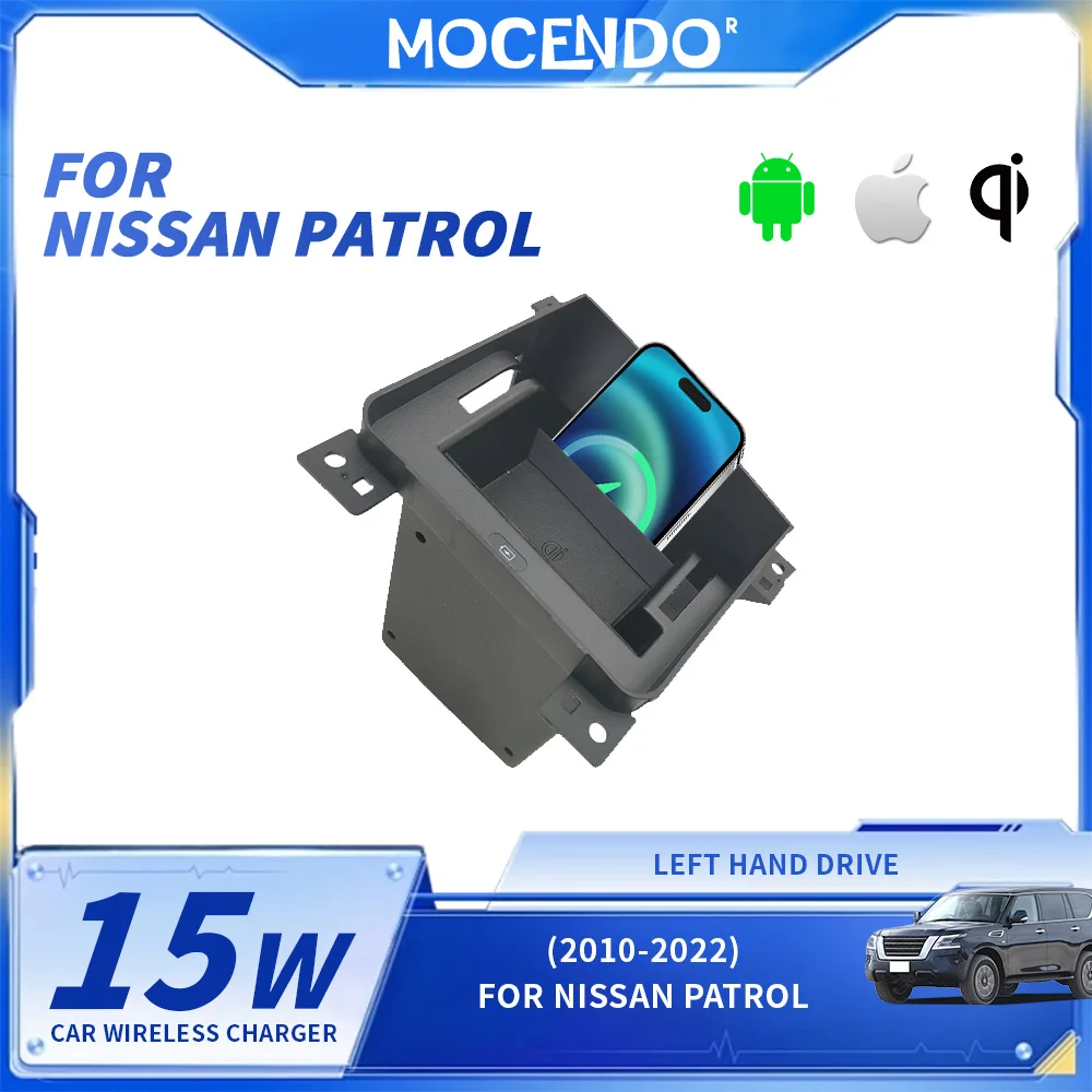 Wireless Charger for Nissan Patrol Y62 2010-2022 Fast Charge Circuitk Car Interior Accessories
Wireless Charger for Nissan Patrol Y62 2010-2022 Fast Charge Circuitk Car Interior Accessories