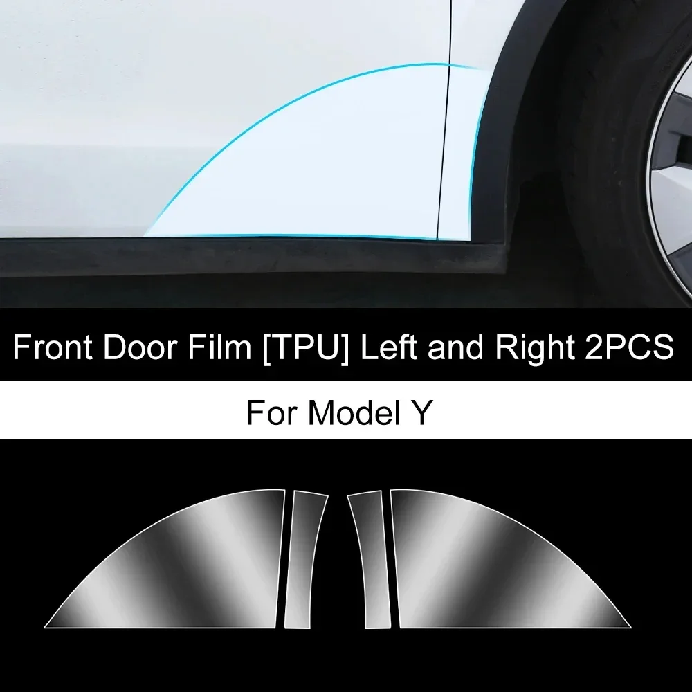 For Tesla Model3/Y 2017-2024 Front Door Rear Door Protective Film Invisible Car Clothing TPU Film Decoration Special Accessories
For Tesla Model3/Y 2017-2024 Front Door Rear Door Protective Film Invisible Car Clothing TPU Film Decoration Special Accessories