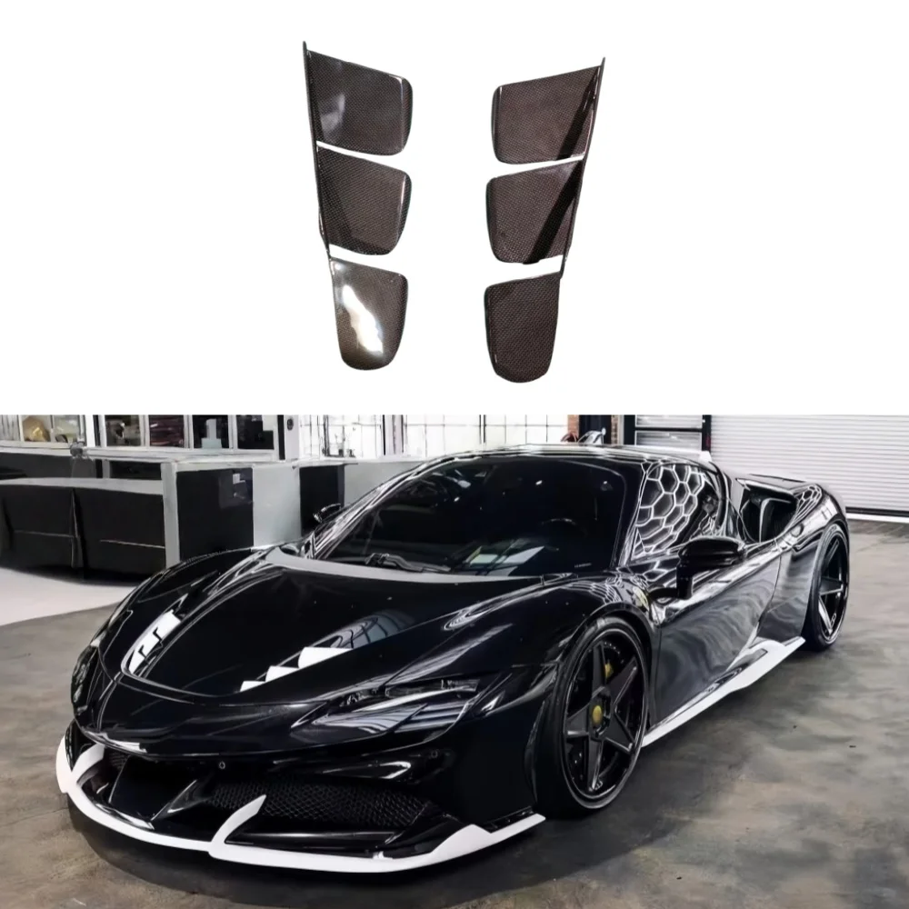Body Parts Upgrade 1016 Style Dry Carbon Fiber Hood Vent Trim Hood Decoration Suitable for Ferrari SF90
Body Parts Upgrade 1016 Style Dry Carbon Fiber Hood Vent Trim Hood Decoration Suitable for Ferrari SF90