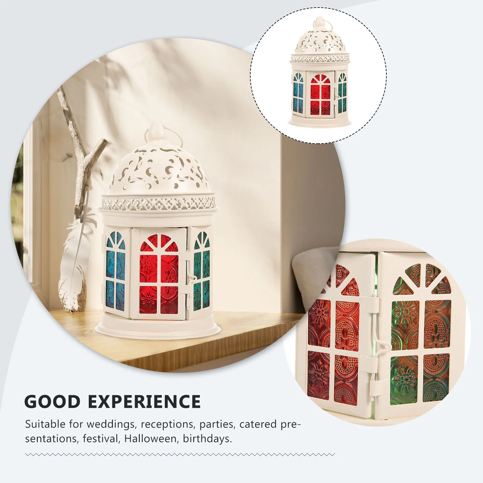 Vintage Home Decor Small Decorative Lantern Candleholders for Pillar Candles Lanterns White Decoration
Vintage Home Decor Small Decorative Lantern Candleholders for Pillar Candles Lanterns White Decoration