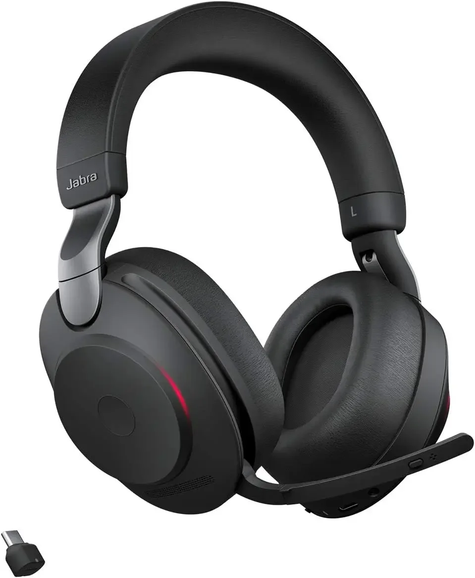 PC Headset – Noise Cancelling UC Certified Stereo Headphones with Long-Lasting Battery – USB-C Bluetooth Adapter – Black
PC Headset – Noise Cancelling UC Certified Stereo Headphones with Long-Lasting Battery – USB-C Bluetooth Adapter – Black