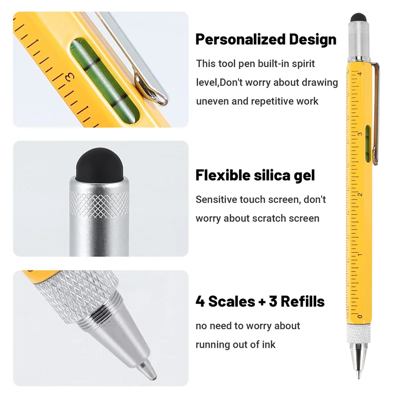 AEA2-6 In 1 Multitool Pen, Cool Gadgets For Men, Gifts For Dad, Stocking Stuffers For Men, Unique Christmas Gifts For Men
AEA2-6 In 1 Multitool Pen, Cool Gadgets For Men, Gifts For Dad, Stocking Stuffers For Men, Unique Christmas Gifts For Men