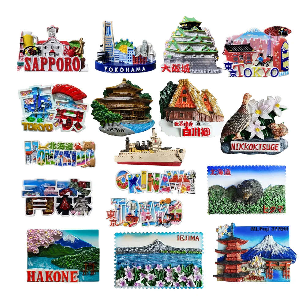Asia Japan Flavour 3D Fridge Magnet Tourist Souvenirs Refrigerator Magnetic Decoration Articles Collection Handicraft Gift
Asia Japan Flavour 3D Fridge Magnet Tourist Souvenirs Refrigerator Magnetic Decoration Articles Collection Handicraft Gift