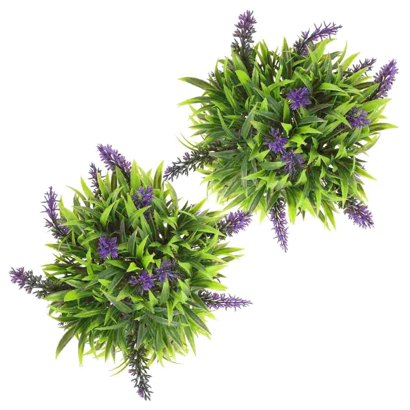 2Pcs Artificial Plant Decorative Hanging Lavender Round Topiary Plants for Home Wedding Stage Coffee Shop
2Pcs Artificial Plant Decorative Hanging Lavender Round Topiary Plants for Home Wedding Stage Coffee Shop