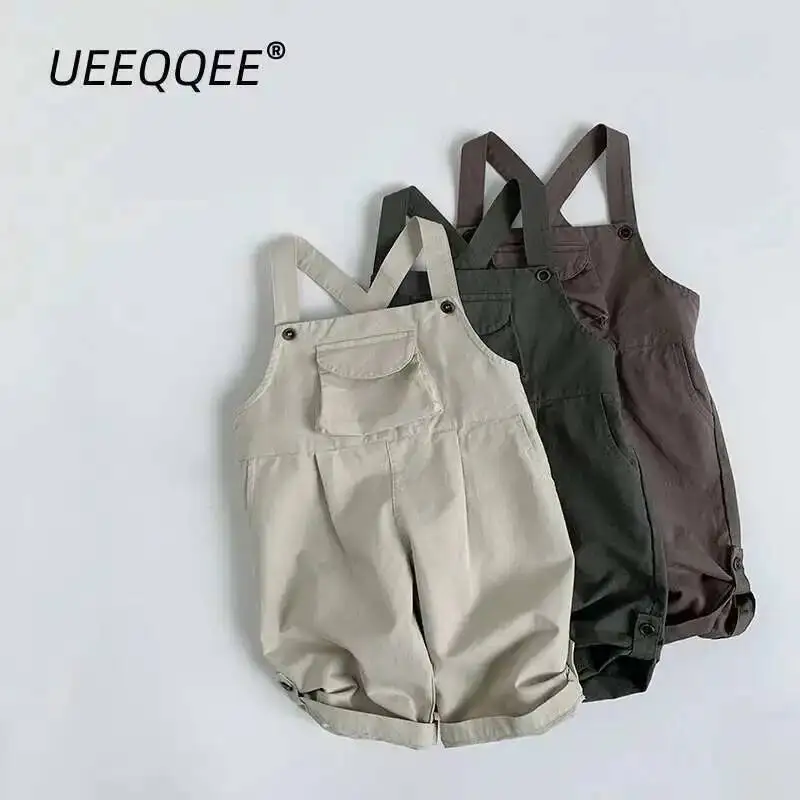 Весенне-осенние детские комбинезоны для мальчиков от 1 до 8 лет, однотонные нагрудники с карманами, корейские комбинезоны, брюки, одежда для малышей, детская одежда
Весенне-осенние детские комбинезоны для мальчиков от 1 до 8 лет, однотонные нагрудники с карманами, корейские комбинезоны, брюки, одежда для малышей, детская одежда