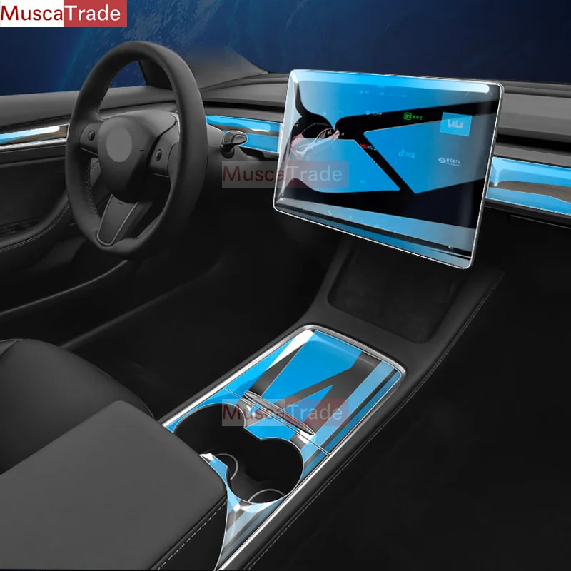 For Tesla Model 3 Model Y TPU Transparent Protection Film Car Interior Stickers Center Control Gear Navigation Foot Pedal Door
For Tesla Model 3 Model Y TPU Transparent Protection Film Car Interior Stickers Center Control Gear Navigation Foot Pedal Door