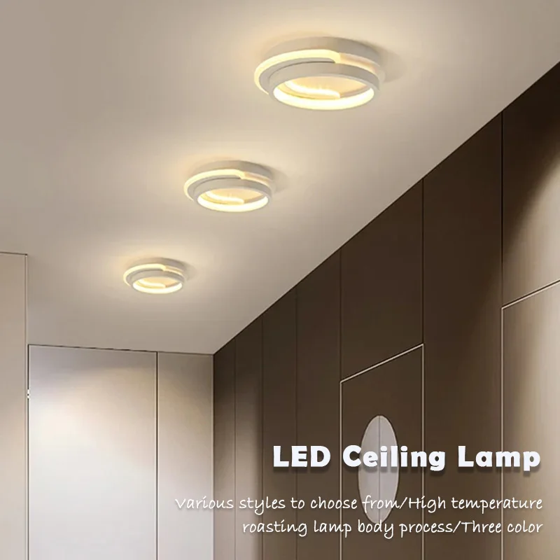 Simple LED Ceiling Lamp 3 Color Temperature Adjustment Suitable For Living Room Bedroom Balcony Corridor Stair Lighting Lamps
Simple LED Ceiling Lamp 3 Color Temperature Adjustment Suitable For Living Room Bedroom Balcony Corridor Stair Lighting Lamps