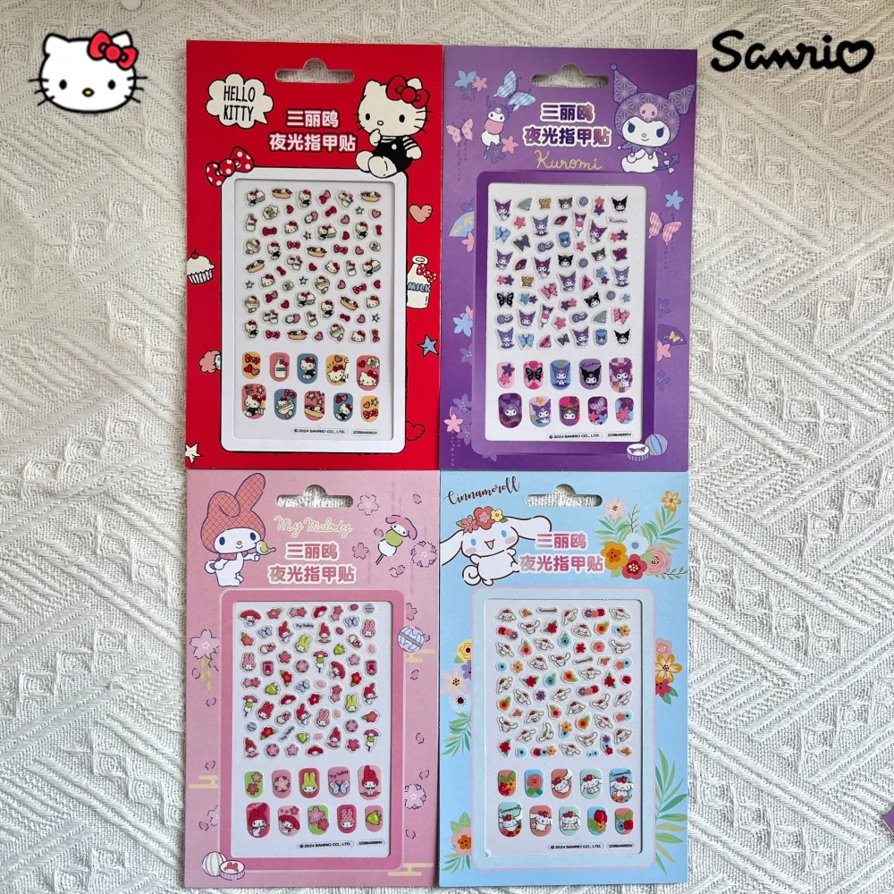 Genuine Sanrio Hello Kitty Nail Stickers Kawaii Cartoon Kuromi Melody Self-Adhesive Manicures Decor Decals Girls Birthday Gifts
Genuine Sanrio Hello Kitty Nail Stickers Kawaii Cartoon Kuromi Melody Self-Adhesive Manicures Decor Decals Girls Birthday Gifts