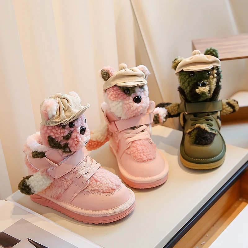 2024 Winter New Girls Shoes Thicken Warm Kids Snow Boots Non-slip Children Cotton Shoe Fashion Plush Casual Shoes Tenis De Niña
2024 Winter New Girls Shoes Thicken Warm Kids Snow Boots Non-slip Children Cotton Shoe Fashion Plush Casual Shoes Tenis De Niña