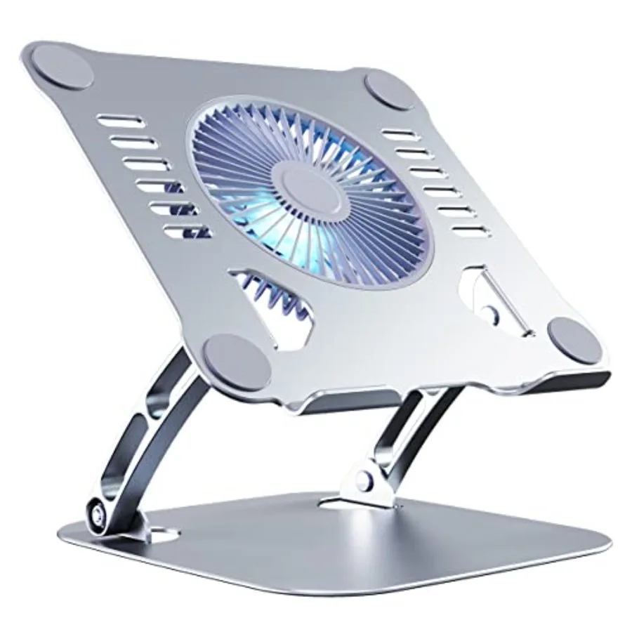 Laptop Cooling Stand with 3 Speed Fan Adjustable Height Laptop Stand for Desk Ergonimic Aluminum Laptop Cooling Pad for 10-15''
Laptop Cooling Stand with 3 Speed Fan Adjustable Height Laptop Stand for Desk Ergonimic Aluminum Laptop Cooling Pad for 10-15''