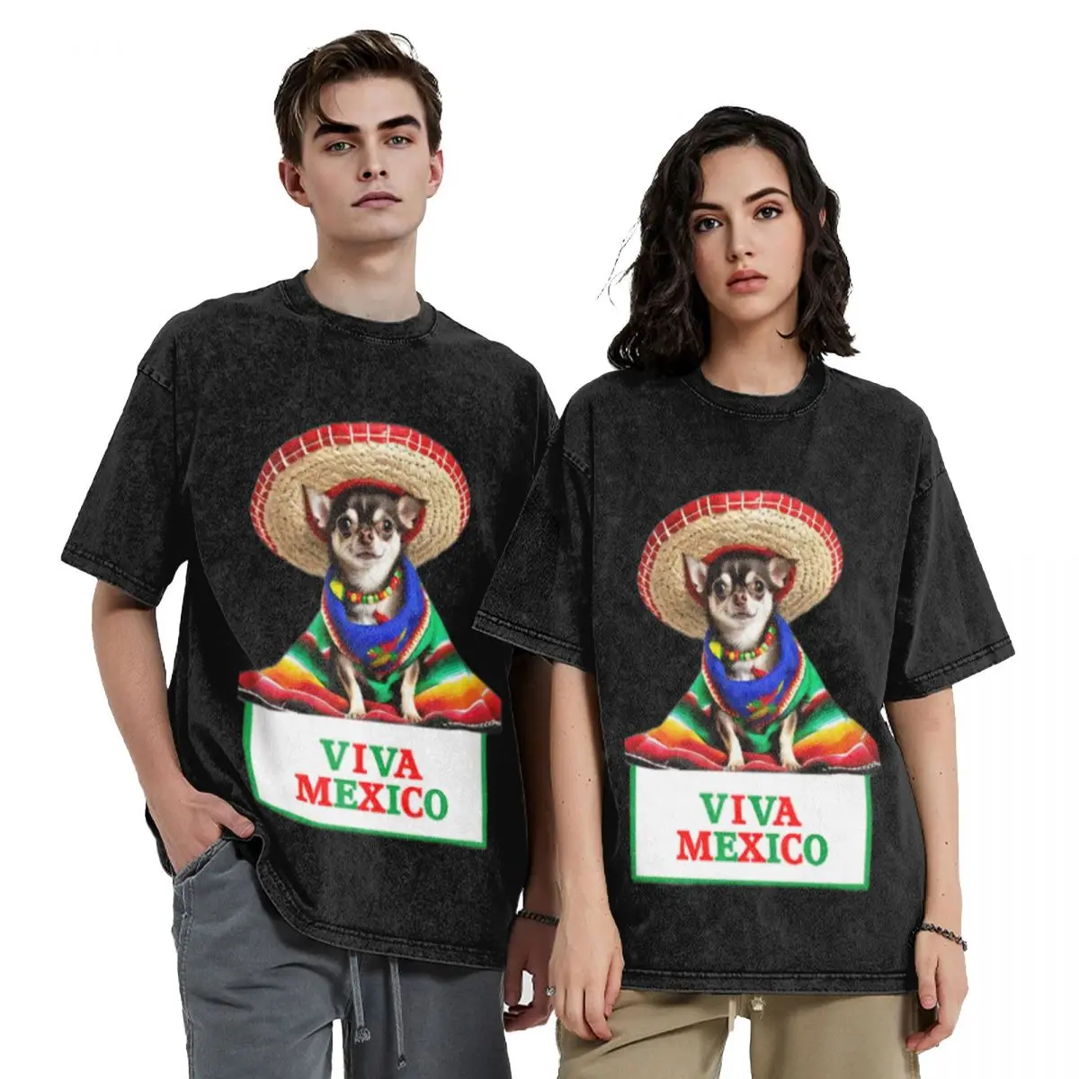 Chihuahua Viva Mexico Mexican Sombrero Hat Poncho Clothes T-Shirt Luxury man Men's cotton t-shirt
Chihuahua Viva Mexico Mexican Sombrero Hat Poncho Clothes T-Shirt Luxury man Men's cotton t-shirt