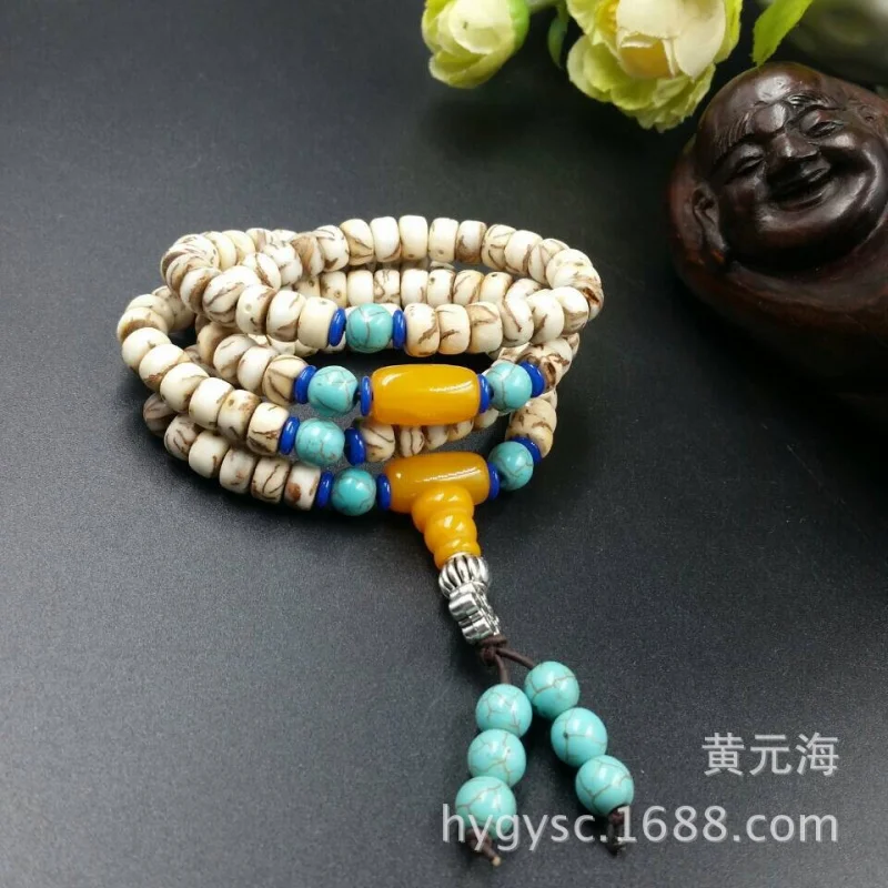 108Tibetan Style Gold and Silver Wire Bodhi Barrel Beads Beads Hand Jewelry Wholesale Bracelet Hand Jewelry Manufacturer
108Tibetan Style Gold and Silver Wire Bodhi Barrel Beads Beads Hand Jewelry Wholesale Bracelet Hand Jewelry Manufacturer