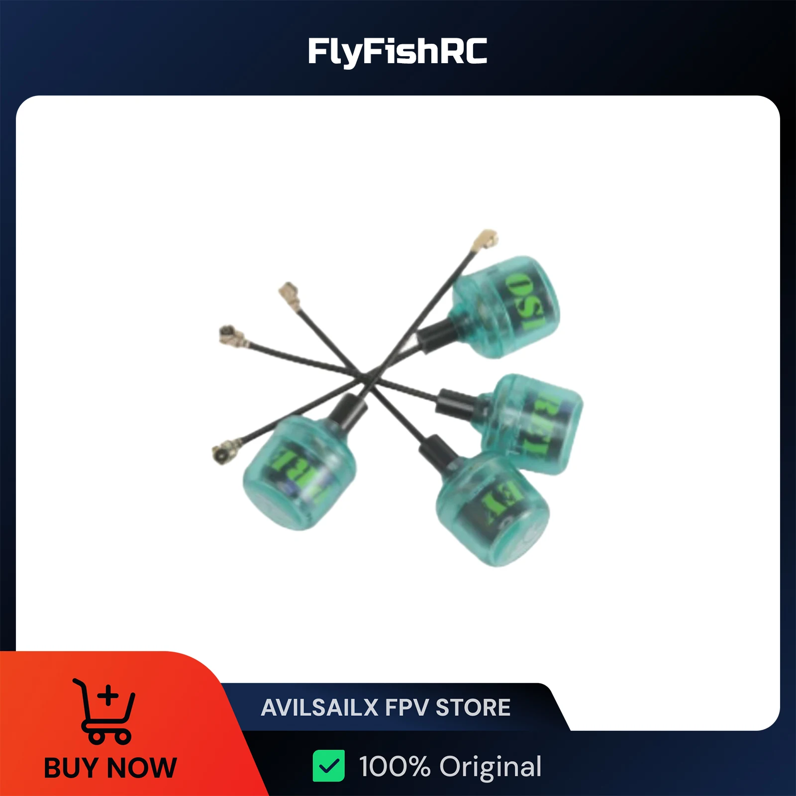 Антенна FlyFishRC Osprey RHCP 5,8 ГГц 40 мм, совместимая с ipex/UFL Vista/Runcam link HD-система для гоночных дронов FPV
Антенна FlyFishRC Osprey RHCP 5,8 ГГц 40 мм, совместимая с ipex/UFL Vista/Runcam link HD-система для гоночных дронов FPV