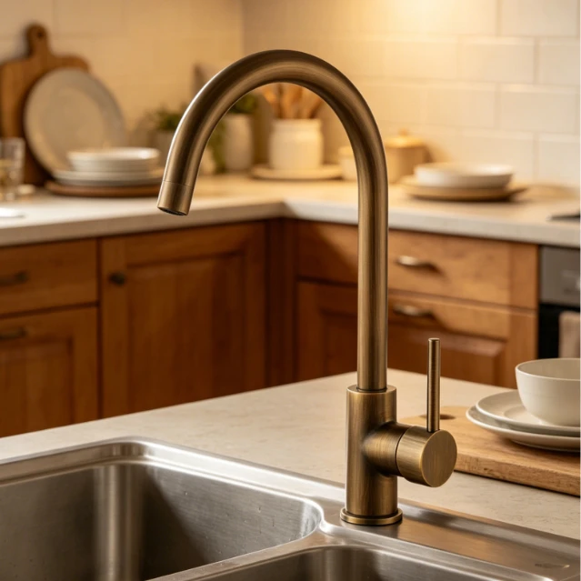Modern Minimalist Antique Brass Kitchen Sink Faucet Anti Splash Hot Cold Dual Control Dishwashing Tap Ceramic Valve Deck Mounted
Modern Minimalist Antique Brass Kitchen Sink Faucet Anti Splash Hot Cold Dual Control Dishwashing Tap Ceramic Valve Deck Mounted