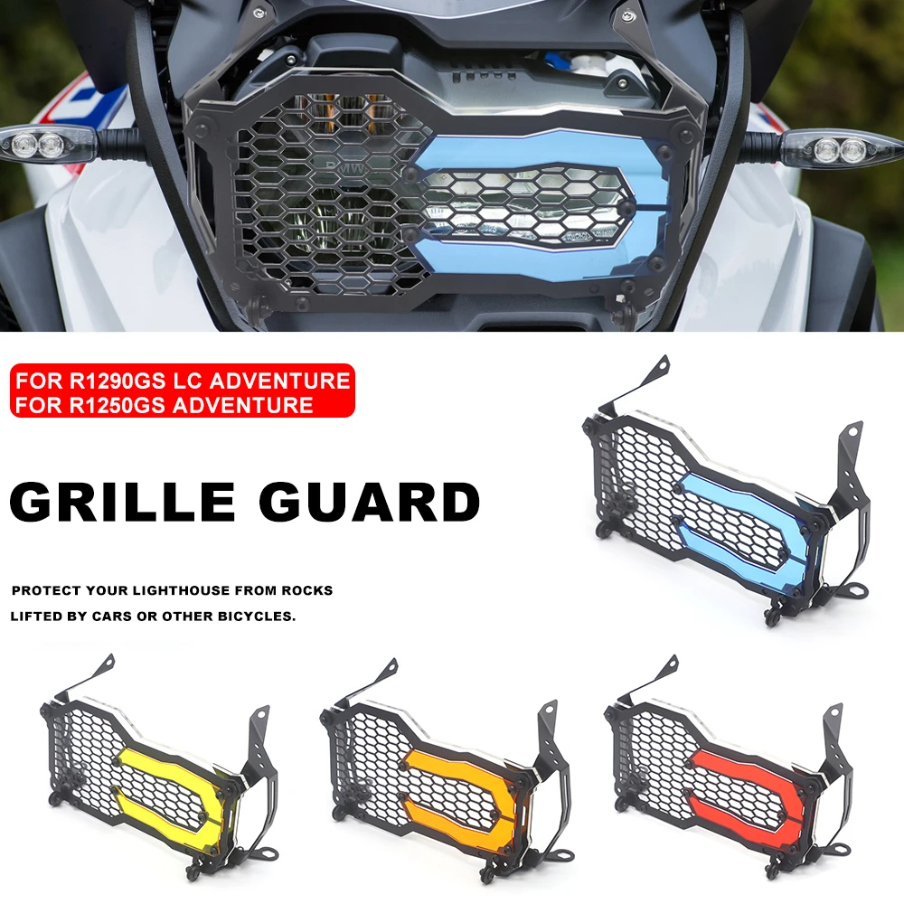 For BMW R1250GS R1200GS LC Adventure R 1200GS 1250GS Motorcycle Headlight Protector Grille Guard Cover Protection Grill
For BMW R1250GS R1200GS LC Adventure R 1200GS 1250GS Motorcycle Headlight Protector Grille Guard Cover Protection Grill