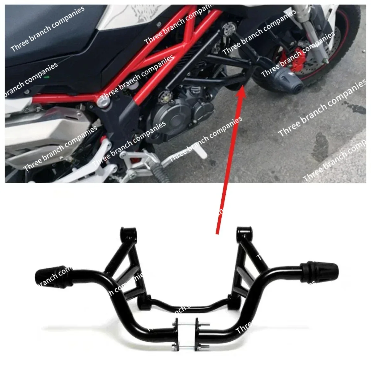 Suitable for Benelli BJ125-3E TNT125 BJ TNT 125 TNT135 Frame Protector Crash Bars Protector engine front bumper Engine Guards
Suitable for Benelli BJ125-3E TNT125 BJ TNT 125 TNT135 Frame Protector Crash Bars Protector engine front bumper Engine Guards