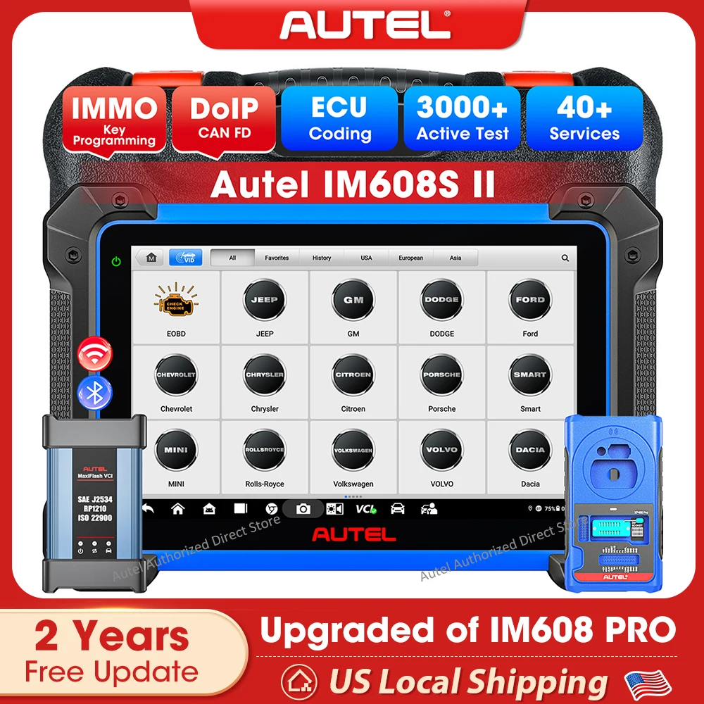 Autel MaxiIM IM608S II Key Programmer Top IMMO Key Programming Tool ECU Coding Automotive Scanner Same as IM608PRO II, PK IM508S
Autel MaxiIM IM608S II Key Programmer Top IMMO Key Programming Tool ECU Coding Automotive Scanner Same as IM608PRO II, PK IM508S