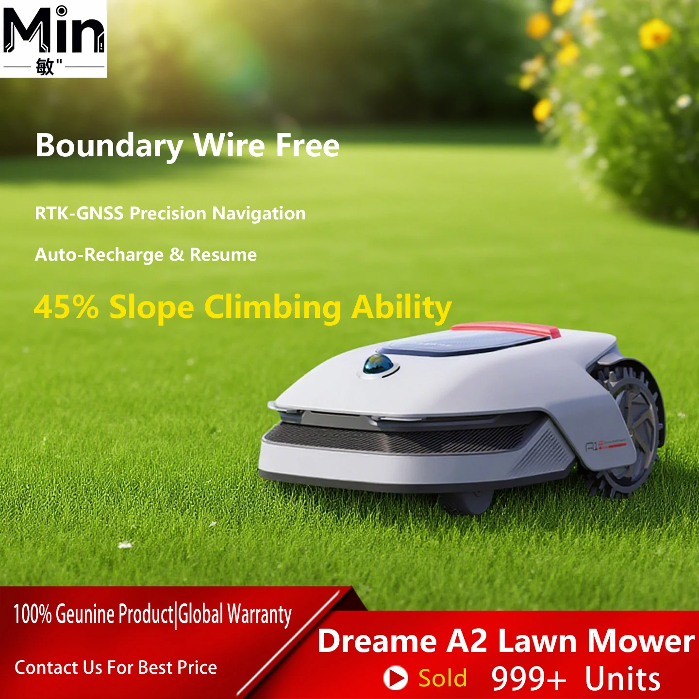 AI Smart Lawn Mower No Wire RTK Vision Navigation Auto Mapping 2000㎡ Coverage App Control for European Gardens
AI Smart Lawn Mower No Wire RTK Vision Navigation Auto Mapping 2000㎡ Coverage App Control for European Gardens