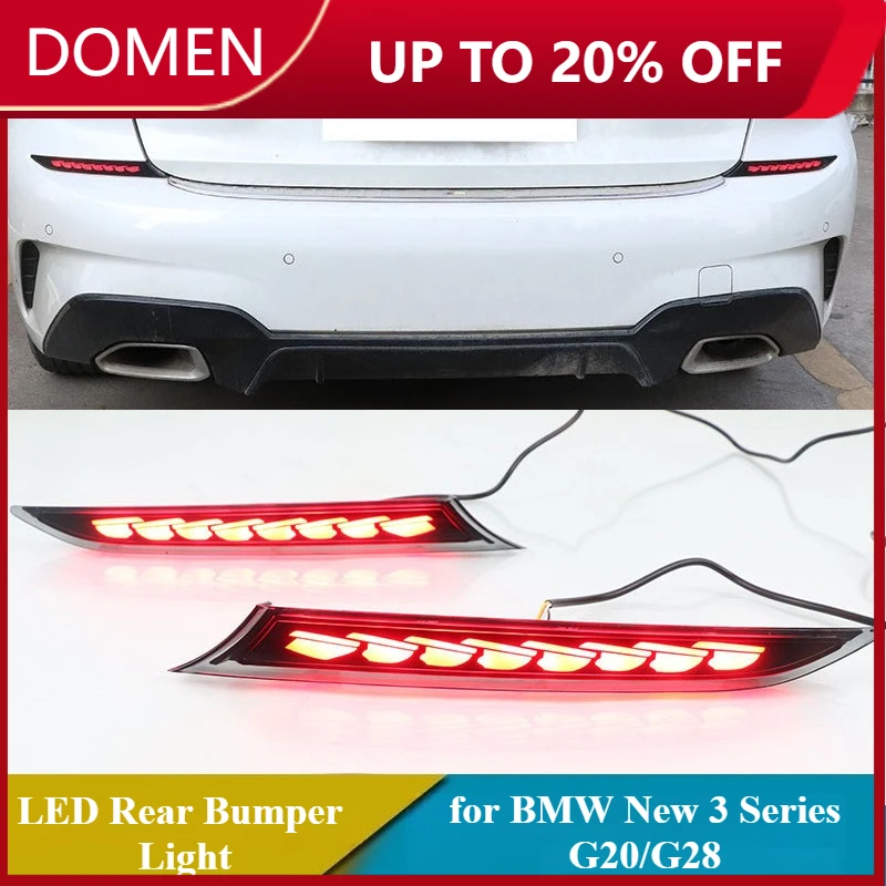 For BMW New 3 Series G20/G28 1 Pair LED Rear Bumper Light Reflector Car DRL with Dynamic Turn Signal Rear Fog Lamp Brake Lights
For BMW New 3 Series G20/G28 1 Pair LED Rear Bumper Light Reflector Car DRL with Dynamic Turn Signal Rear Fog Lamp Brake Lights
