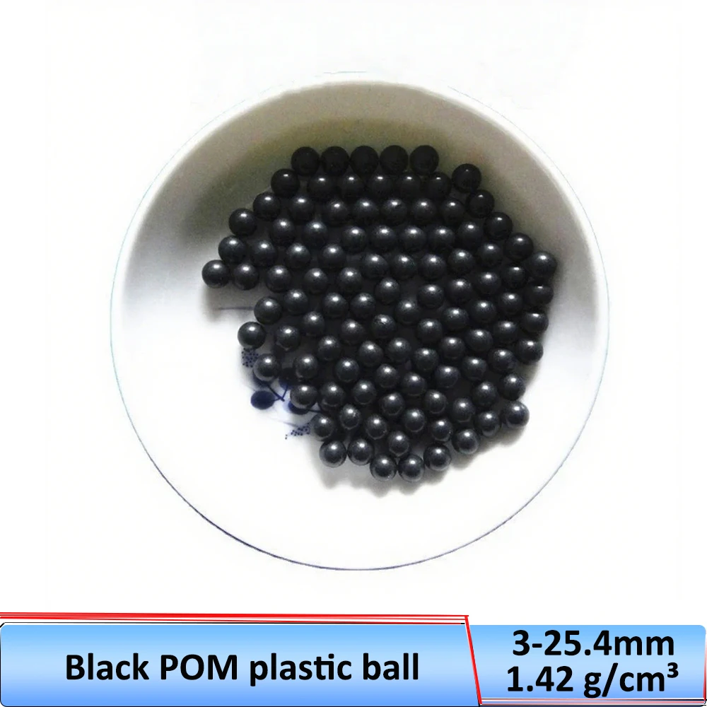 Black POM Plastic Balls 1-50mm, Polyoxymethylene, Self-Lubricating & Insulating, Custom Sizes for Industrial Use
Black POM Plastic Balls 1-50mm, Polyoxymethylene, Self-Lubricating & Insulating, Custom Sizes for Industrial Use