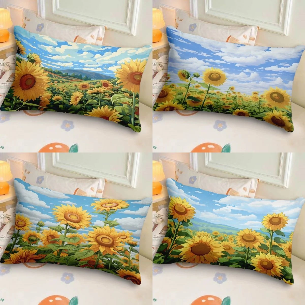 Sunflower New Pillow Living Room Sofa Bedroom Cushion Fresh Floral Car Seat Backrest High Aesthetic
Sunflower New Pillow Living Room Sofa Bedroom Cushion Fresh Floral Car Seat Backrest High Aesthetic
